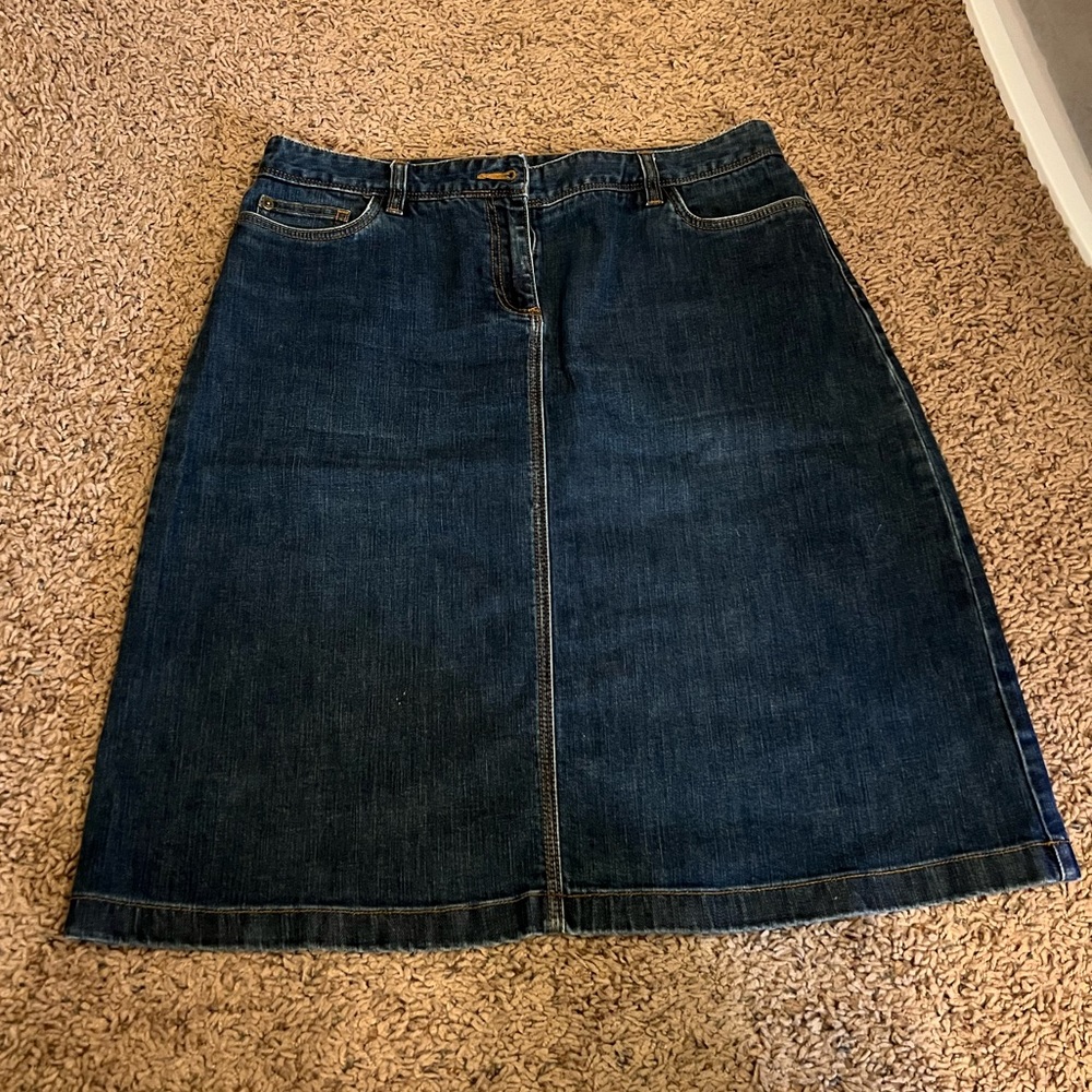 Boden Denim Skirt 12L